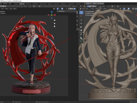 Power from Chainsaw Man 3D print model 3D Print Model