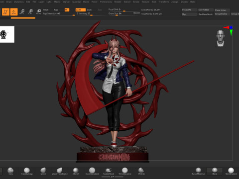 Power from Chainsaw Man 3D print model 3D Print Model