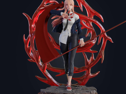 Power from Chainsaw Man 3D print model 3D Print Model
