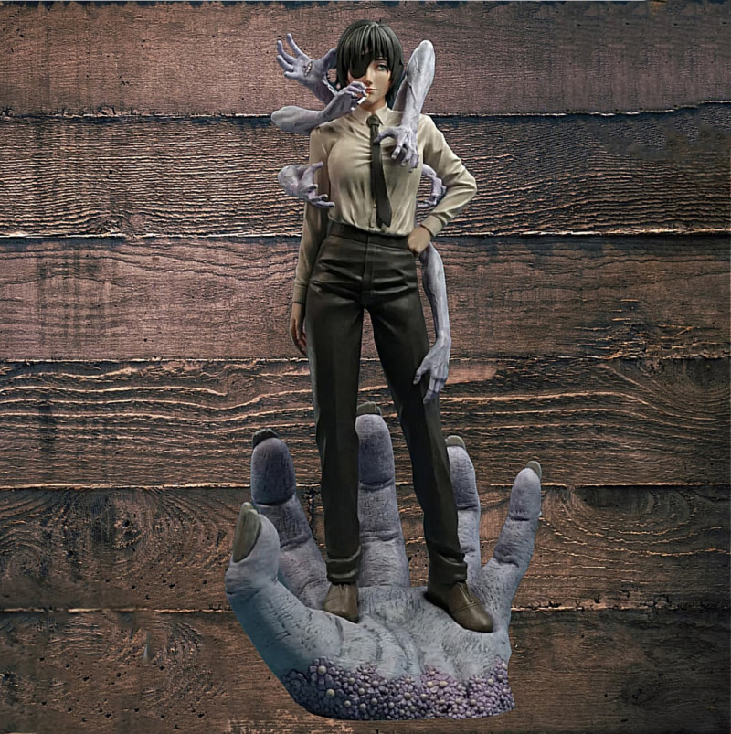 Himeno Chainsaw Man 3D print model 3D Baskı Modeli .c4d .max .obj .3ds .fbx .stl .blend 