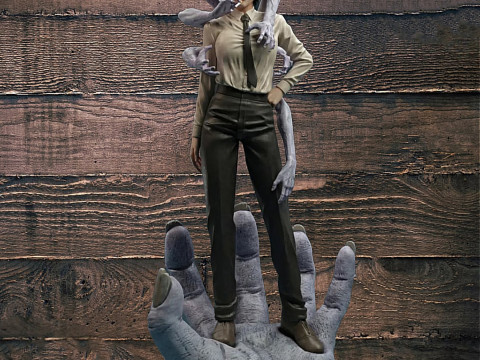 Himeno Chainsaw Man 3D print model 3D Принт Модель