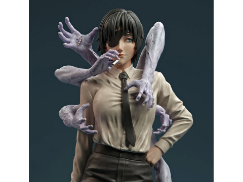Himeno Chainsaw Man 3D print model 3D Baskı Modeli
