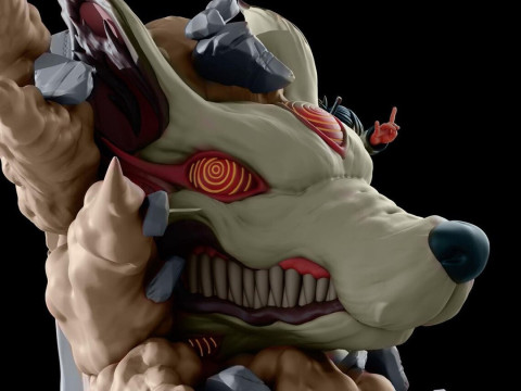 Aki hayakawa and Kon from Chainsaw Man print Model do druku 3D