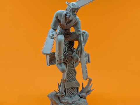Chainsaw Man Ready to Print Modelo de impresión 3D