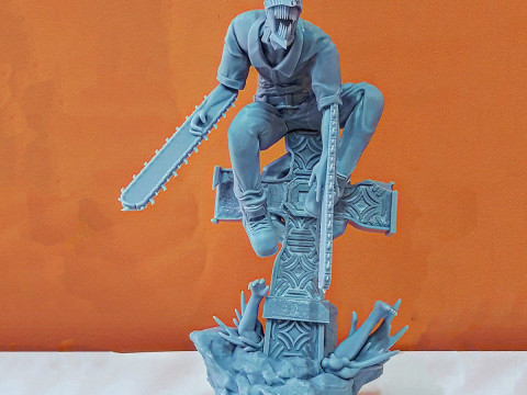 Chainsaw Man Ready to Print Modelo de impresión 3D