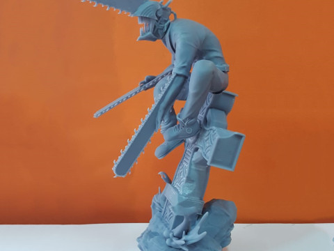 Chainsaw Man Ready to Print Modelo de impresión 3D