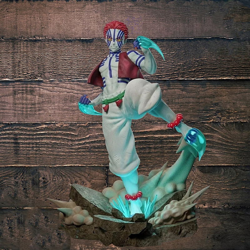 ShinjiBom - Akaza - Demon Slayer Ready to Print 3D 打印模型 .c4d .max .obj .3ds .fbx .stl .blend 
