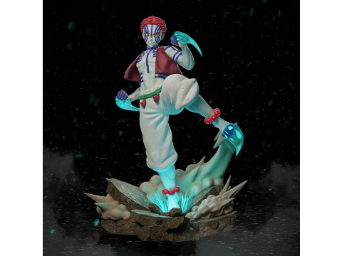 ShinjiBom - Akaza - Demon Slayer Ready to Print 3D 打印模型