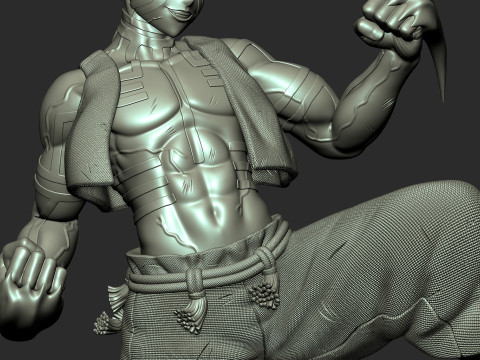 ShinjiBom - Akaza - Demon Slayer Ready to Print 3D 打印模型