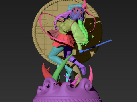 Kanroji Mitsuri Ready to Print 3D Print Model