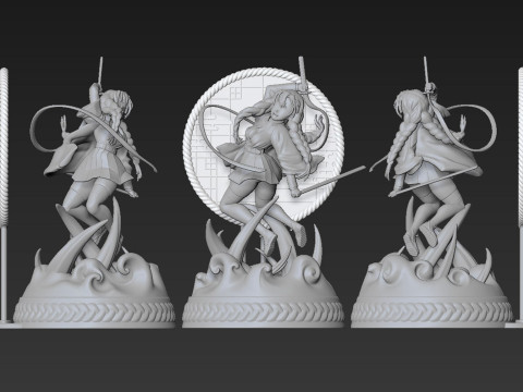 Kanroji Mitsuri Ready to Print 3D Print Model