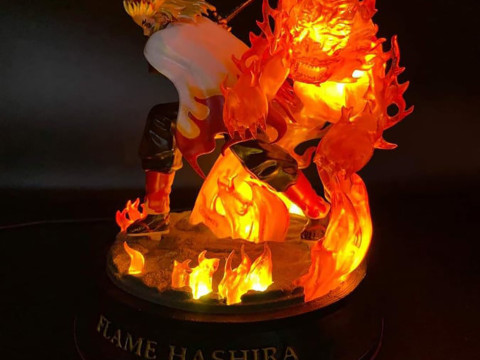 Demon Slayer - Kyojuro Rengoku 3D print model 3D 프린트 모델