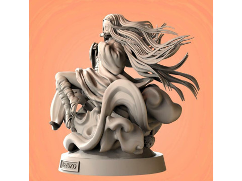 Demon Slayer Kamado Nezuko Ready to Print Model Cetak 3D