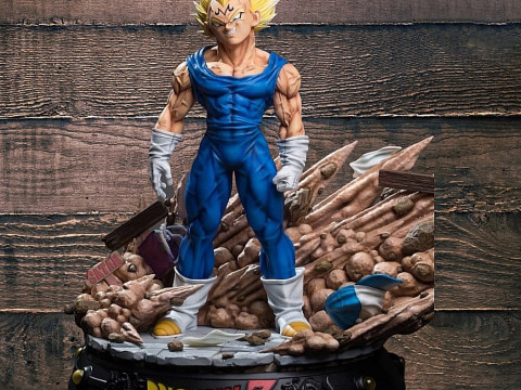 Majin Vegeta Ready to Print 3D Принт Модель