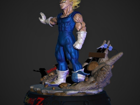 Majin Vegeta Ready to Print 3D Принт Модель
