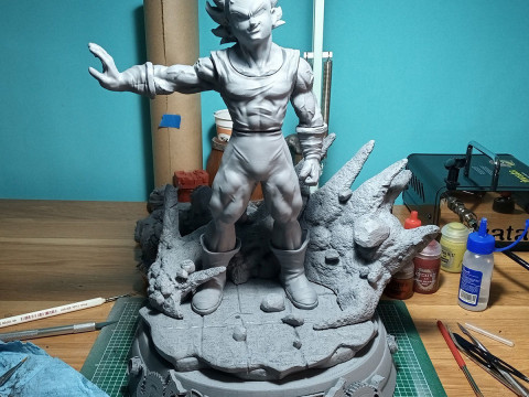 Majin Vegeta Ready to Print 3D Принт Модель