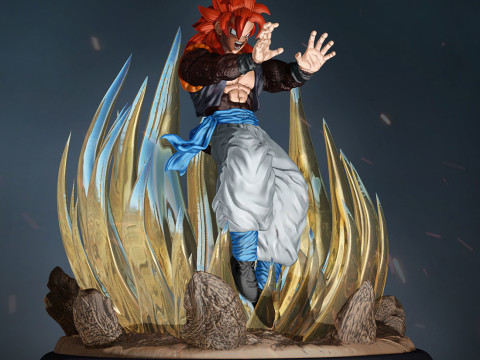 Gogeta Ready to Print 3D Принт Модель