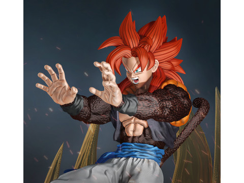 Gogeta Ready to Print 3D 打印模型
