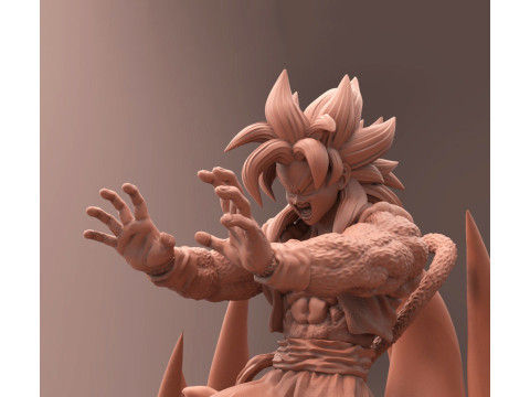 Gogeta Ready to Print 3D 打印模型
