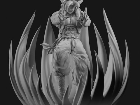 Gogeta Ready to Print 3D 打印模型