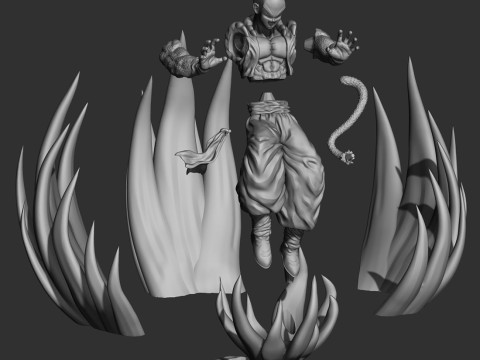 Gogeta Ready to Print 3D 打印模型