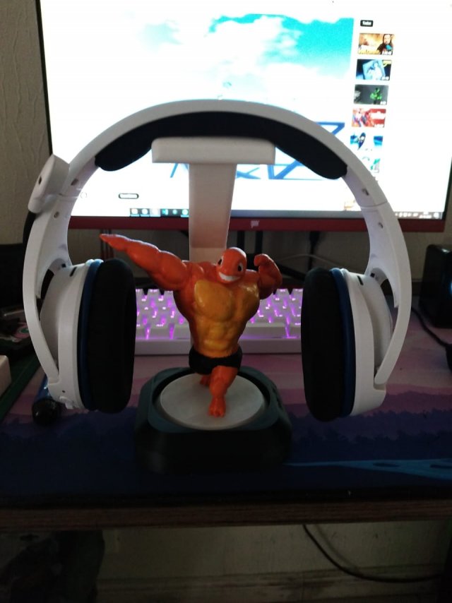 HEADPHONE SUPPORT Model do druku 3D .c4d .max .obj .3ds .fbx .stl .blend 