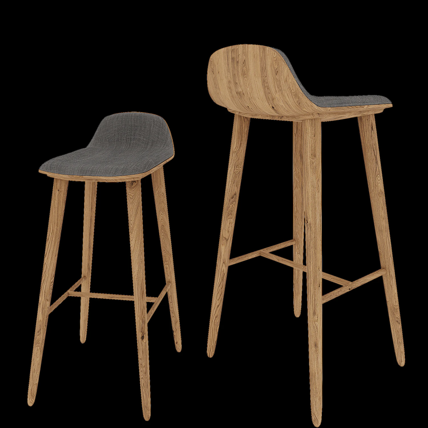 EVA SOLO ABALONE BARSTOOL 3D Model .c4d .max .obj .3ds .fbx .stl .blend