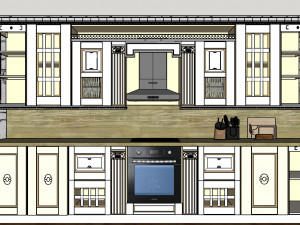 Kitchen Afina 3D Model