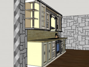 Kitchen Afina Modelo 3D