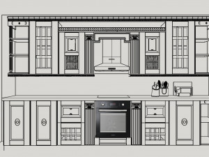 Kitchen Afina Modelo 3D
