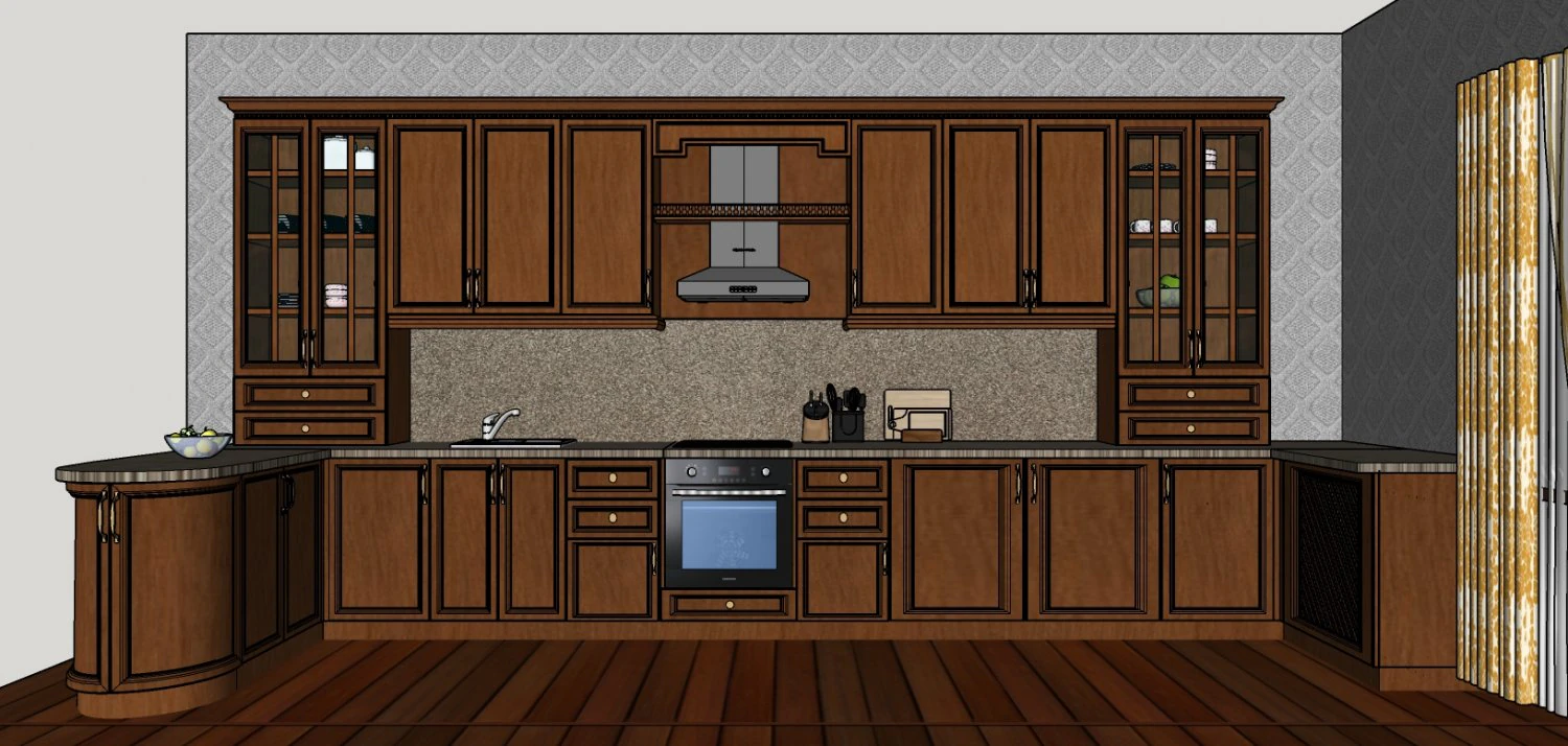 Kitchen 3D Model .c4d .max .obj .3ds .fbx .stl .blend 