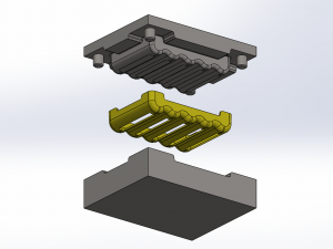 Soap Dish and it Mould 3D-Modell