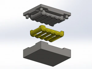 Seifenschale und Form 3D Modell