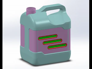 z puszki z oliwą Model 3D