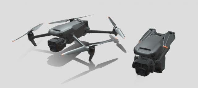 DJI Mavic 3 Pro Modello 3D .c4d .max .obj .3ds .fbx .stl .blend 