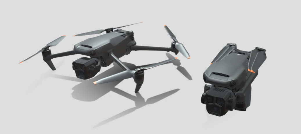 DJI Mavic 3 Pro 3D Model .c4d .max .obj .3ds .fbx .stl .blend 