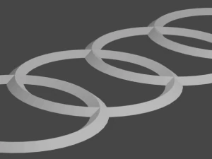 Audi Logo Modelo 3D