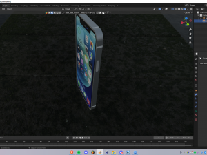 IPhone 12 Mini White 3Dモデル