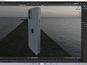 IPhone 12 Mini White 3D Model
