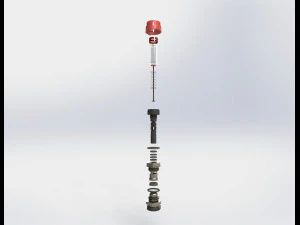 Flow meter G1-2 3D Model