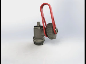 Drain tap G1-2 3D Model