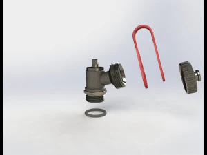 Drain tap G1-2 3D Model