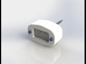 Elektronisches Thermometer 3D Modell