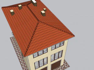 Cumbrera del techo Modelo 3D