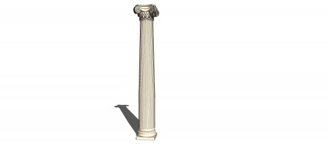 Column 3D Model .c4d .max .obj .3ds .fbx .stl .blend 