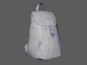 Bag Backpack 001 3Dモデル