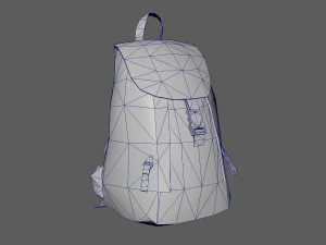 Bag Backpack 001 3D Model