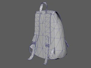Bag Backpack 001 3D Model