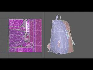 Bag Backpack 001 3D Model