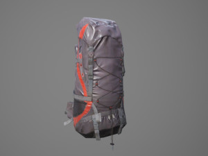 Bag Backpack 002 3D-Modell